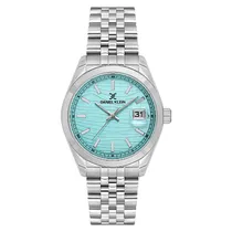 Relogio Analógico Masculino Daniel Klein DK.1.13883-4 Premium Gents / Pulseira de Aço Inoxidável - Prata/Verde