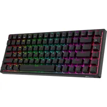 Teclado Mecânico Royal Kludge RK84 75% RGB Clic Wireless Switch Blue - Black