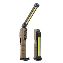 Lanterna LED Tatico Cob Multifunction Works Lights EP31672 / Recarregavel - Marrom/Preto