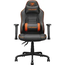 Cadeira de Escritório Gamer Cougar Fusion s - Preto/Laranja