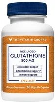 The Vitamin Shoppe Reduced Glutathione 500MG (60 Vegetable Capsules)