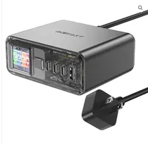 Carregador Acefast Z4 PD218W 3USB-C/USB-A Space Gray  Carregador ...