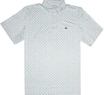 Outlet Camiseta Polo Vineyard Vines Masculina - White Cap Ocean