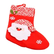 Bota Natalina Vermelha com Papai Noel