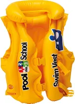 Colete Salva Vidas Inflável Intex Pool School 58660