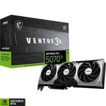 Placa de Vídeo MSI Geforce RTX 5070 Ti Ventus 3X Oc Edition 16 GB GDDR7 (G507T-16V3C)