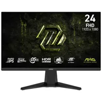 Monitor Gamer MSI Mag 245F X24 3BC8 23.8" Full HD Rapid Ips 240HZ / 0.5MS - Preto