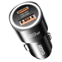 Carregador Veicular Essager ECCPQ-LC01-P USB/USB-C 89 W - Preto