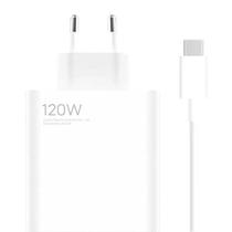 Carregador Tomada Xiaomi 120W MDY13EE + Cabo Tipo-C USB Branco