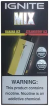 Vape Descartável Ignite Mix Banana Ice/Strawberry Ice 40000 Puffs