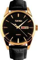 Relógio Skmei 9073 Gold/Black - Feminino