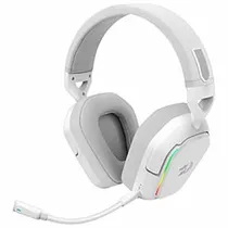 Headset Gamer Redragon H868W Mira / Wireless / RGB - Branco