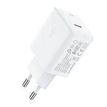 Carregador Acefast A21 30W USB-C Blanco  Carregador ...