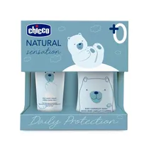 Chicco Cosmetica Set Higiene Y Pañal Natural Sensation Detalles En El Producto 200-100ML s/C