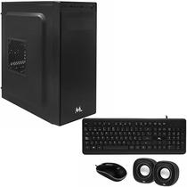 Gabinete Mtek Barebone DK05 com Fonte + Speaker + Teclado Espanhol + Mouse - Preto