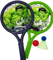 Kit de Raquetes Marvel Avengers Hulk Boom Ball Ja-Ru - 6826 B