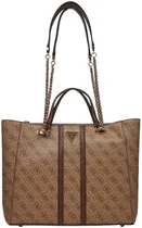 Bolsa Guess SG900022 Noreen Feminina - Latte Logo/Brown