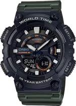 Relógio Casio AEQ-110W-3AVDF Masculino - Analógico/Digital