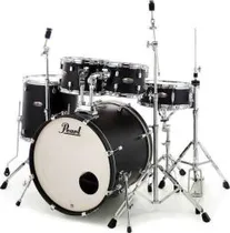 Pearl Bateria Acustica Decade DMP925 SP /C #227 HARDW930DECADE Maple Sell Set Satin Slate Black
