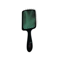 Omg Cepillo p/Cabello Cushion Brush Diseño Ergonómico Negro/Verde