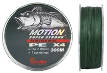 Linha Multifilamento Snake Motion 4X 0.80MM 96KGS 300M