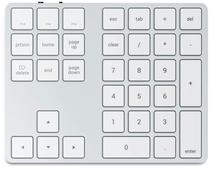 Teclado Numerico Sem Fio Satechi ST-Xlabks - Prata