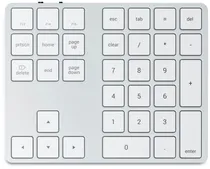 Teclado Numérico Sem Fio Satechi ST-Xlabks - Prata