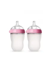 Comotomo Set 02 Biberones Silicona Rosado 250ML