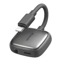 Mcdodo Adaptador CA-2740 Lightning To Lightning & DC3.5 Gris