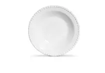 Scalla Juegos de Platos Set Plato Hondo Bolinha Blanco