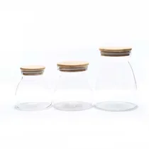 Pote de Vidrio 450ML,700ML,1100ML
 C/3PZS