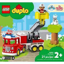 Lego Duplo Caminhão de Bombeiros - 10969 (21 Peças)