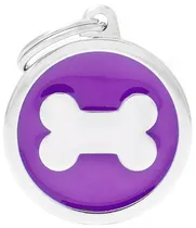 Medalha de Identificação Myfamily Círculo Grande CH17PURPLEBONE - Roxo