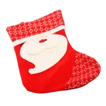 Bota Natalina Vermelha com Papai Noel