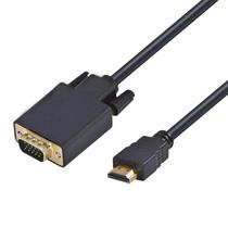 Cabo HDMI p/ VGA 1.5M c/ Filtro Preto