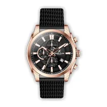 Relogio Analógico Masculino Daniel Klein Exclusive DK.1.12332-2 - Preto e Rosa Ouro