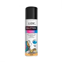 Spray Glitter para Cabelo Aspa Ouro 60ML