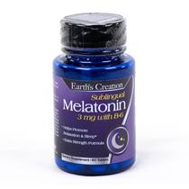 Melatonin Earth's Creation Subligual 3MG +B-6 60 Tabs