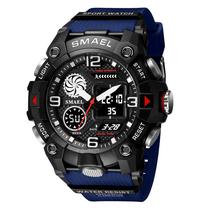 Relogio Smael 8055 Bkbu Black Blue