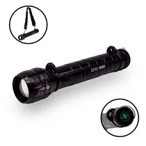 Lanterna Tática Golden LED Strong ZLZ112-2 100000W (Não Inclui Bateria) - Preto