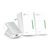 Repetidor Wireless TP-Link TL-WPA4220T Kit - 3 Tomadas - 300MBPS - Branco