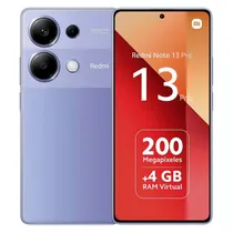 Smartphone Xiaomi Redmi Note 13 Pro 4G Global 256GB 8GB Ram Dual Sim Tela 6.67" - Roxo (Lacre Pequeno)