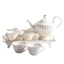 Conjunto de Porcelana para Cha e Café 8PÇ.