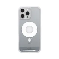 Estuche Protector Spigen ACS08006 Ultra Hybrid Classic para iPhone 16 Pro Max Plata Clásica