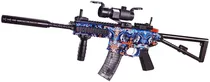 Rifle Pow Assault Electric High Speed Shooting Hidrogel - CZ06-1 Blue Skull