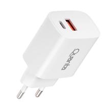 Carregador Tomada Quanta QTCACR2 USB 3.0 / Type-C Femea - Branco