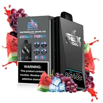 Pod Descartável Sex Addict Black S280 Watermelon Grape Ice 28.000 Puffs