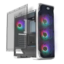 Gabinete Gamemax Starlight Branco Rainbow ATX