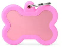 Medalha de Identificação Myfamily Hushtag Osso HTA01PINK - Rosa