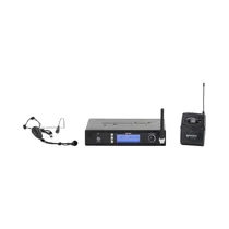 Sistema de Micrófono Inalámbrico Gemini UHF-6100HL Negro